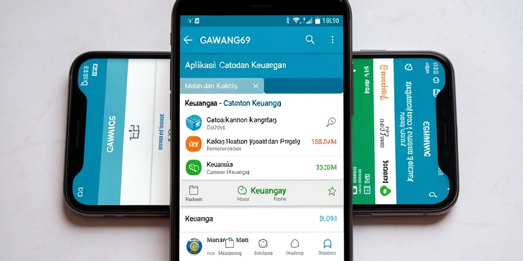 Antarmuka GAWANG69 yang sederhana dan fungsional untuk Catatan Keuangan.