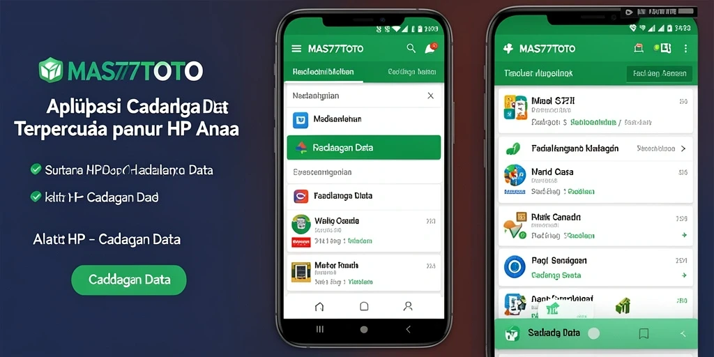 Antarmuka MAS77TOTO yang sederhana dan efektif untuk pencadangan data.