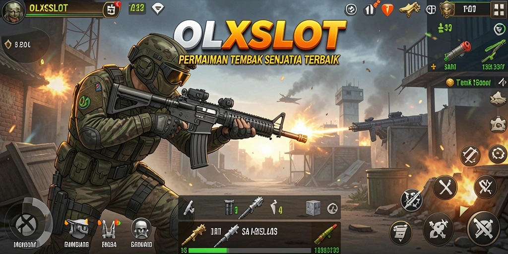 Tampilan antarmuka OLXSLOT yang menarik dan dinamis saat bermain.
