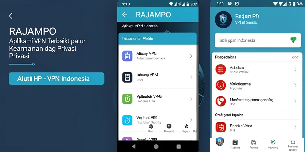 Tampilan antarmuka RAJAMPO yang sederhana dan fungsional.