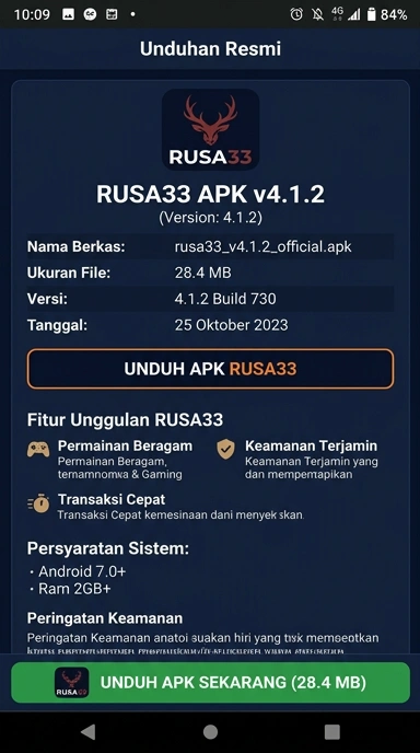 Panduan Lengkap Unduh dan Instal Rusa33 APK